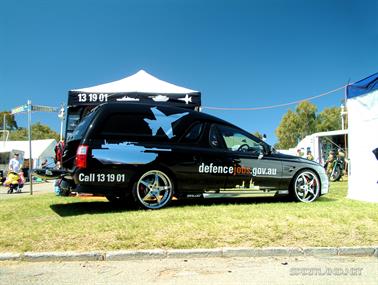 Defense Force promotion Holden van at the Perth Royal Show